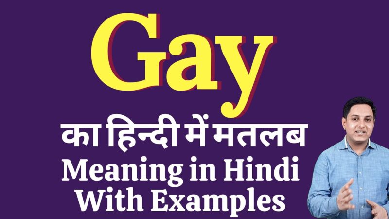 gay meaning in hindi - Hình 1