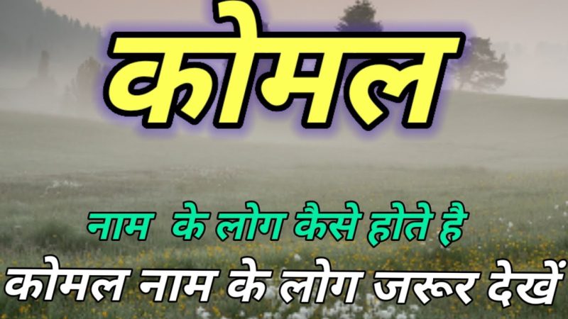 कोमल का हिंदी में अर्थ: संक्षिप्त व्याख्या (Koml ka Hindi mein arth: Sankshipt vyakhya)