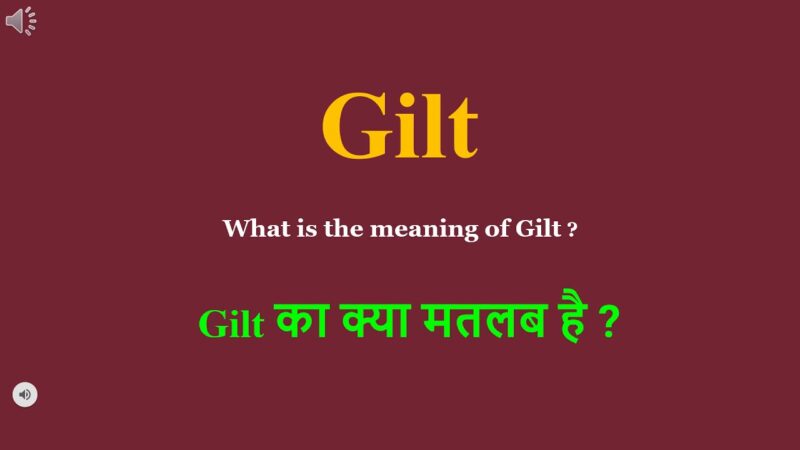 gilt meaning in hindi - Hình 3