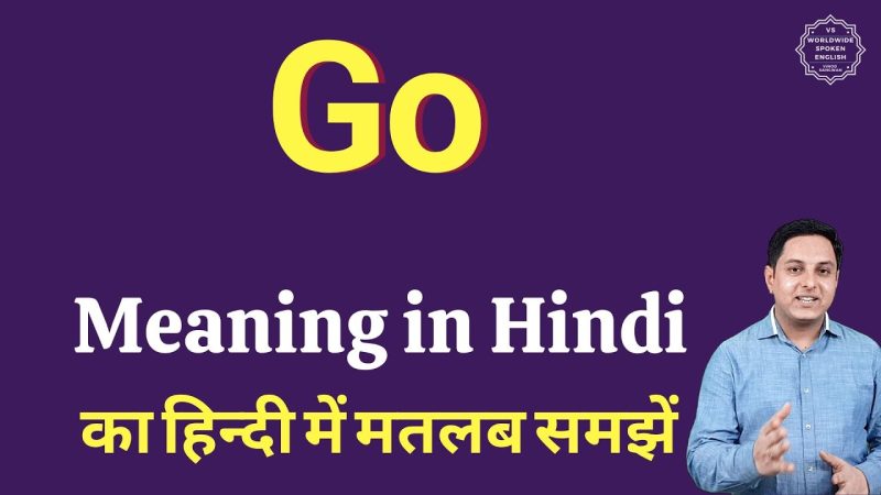 go meaning in hindi - Hình 1