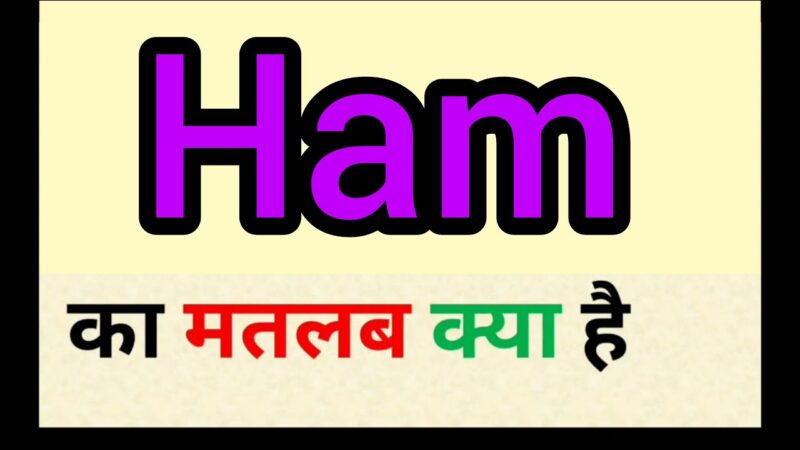 ham meaning in hindi - Hình 2