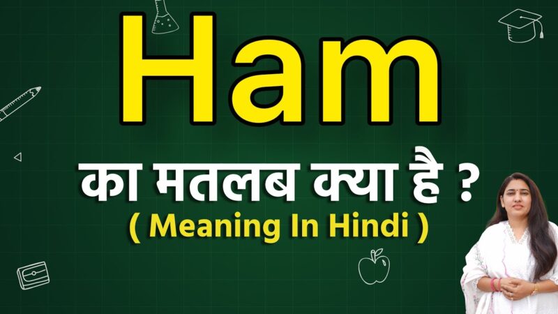 ham meaning in hindi - Hình 4
