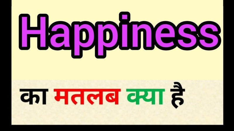 happiness meaning in hindi - Hình 2