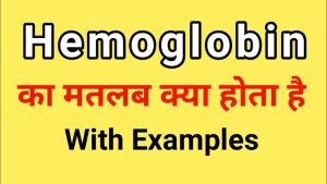 hemoglobin meaning in hindi 1
