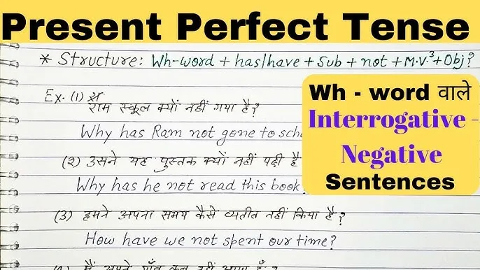 Present Perfect Tense In Hindi English: नियमों, संरचनाओं और अनुवाद का विस्तृत गाइड