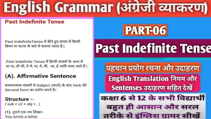 Past Continuous Tense Structure In Hindi: नियम, संरचना, और उपयोग का विस्तृत मार्गदर्शिका