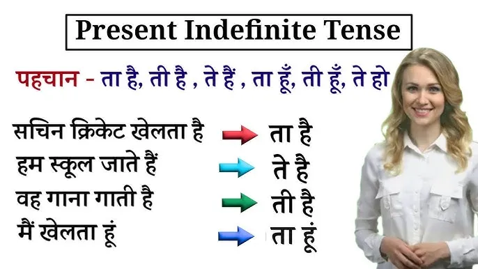 all present tense exercises in hindi: सरल वर्तमान काल का सम्पूर्ण अभ्यास और नियम