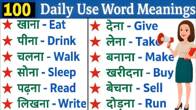 100 Words With Meaning And Sentences In Hindi: अंग्रेजी शब्दावली में महारत हासिल करें
