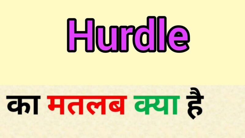 hurdle meaning in hindi - Hình 2