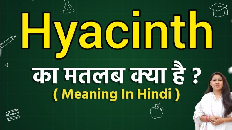 hyacinth meaning in hindi - Hình 4