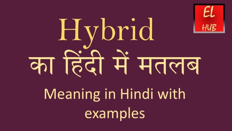 hybrid mode meaning in hindi - Hình 4