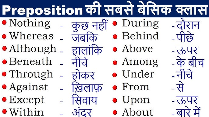including meaning in hindi 1
