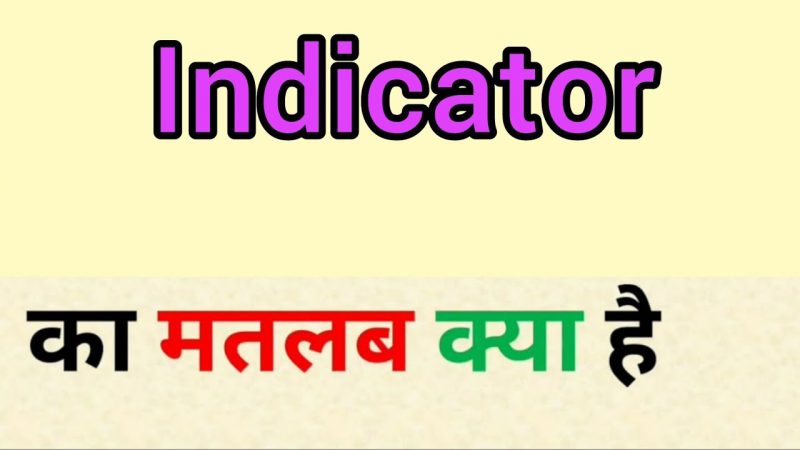 indicator meaning in hindi - Hình 2