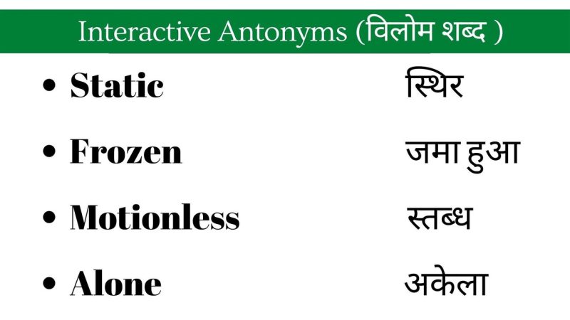 'Interactive' का हिंदी में अर्थ और मुख्य अनुवाद क्या है?