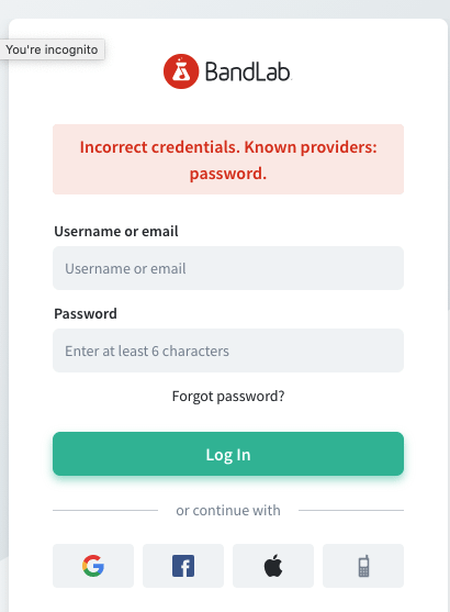 invalid credentials meaning in hindi 2