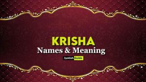 krisha meaning in hindi 3