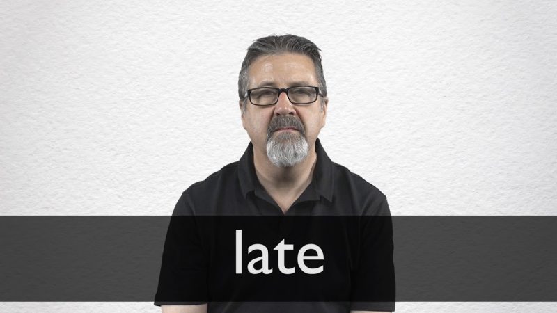 late meaning in hindi 2