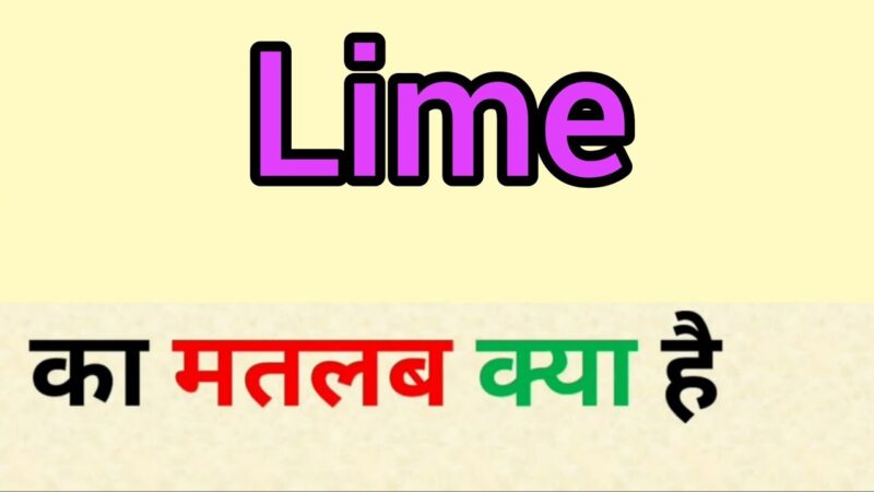 lime meaning in hindi - Hình 2