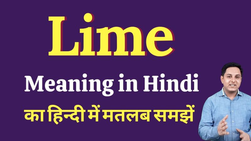 lime meaning in hindi - Hình 1