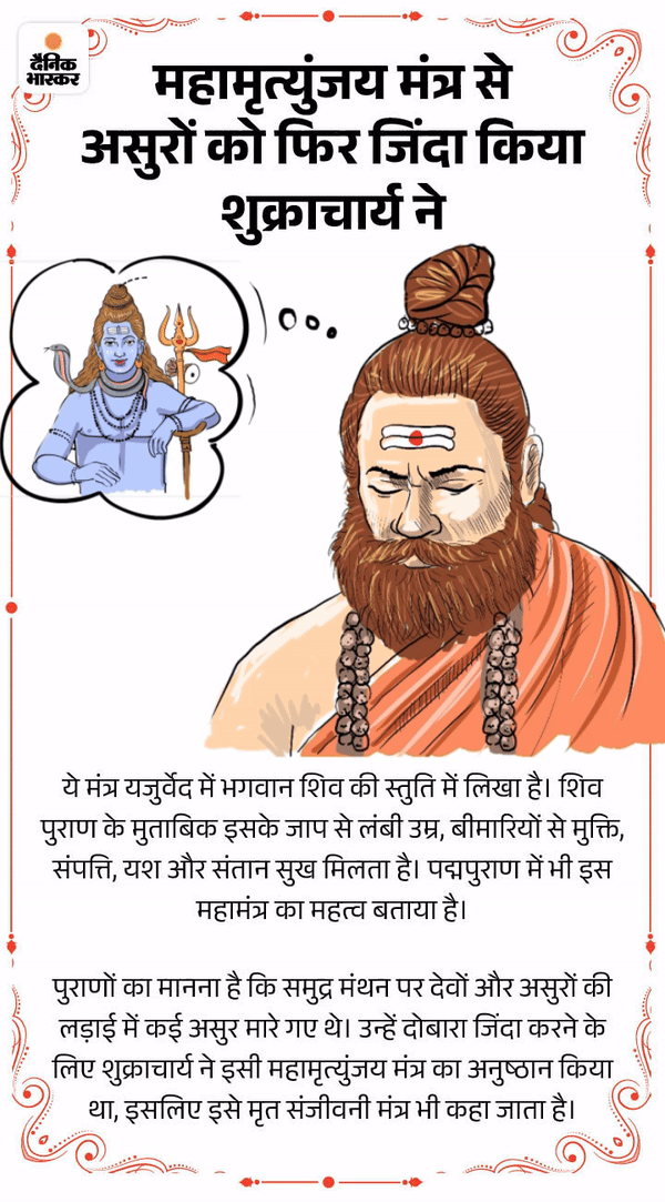 महामृत्युंजय मंत्र के शब्दार्थ और भावार्थ