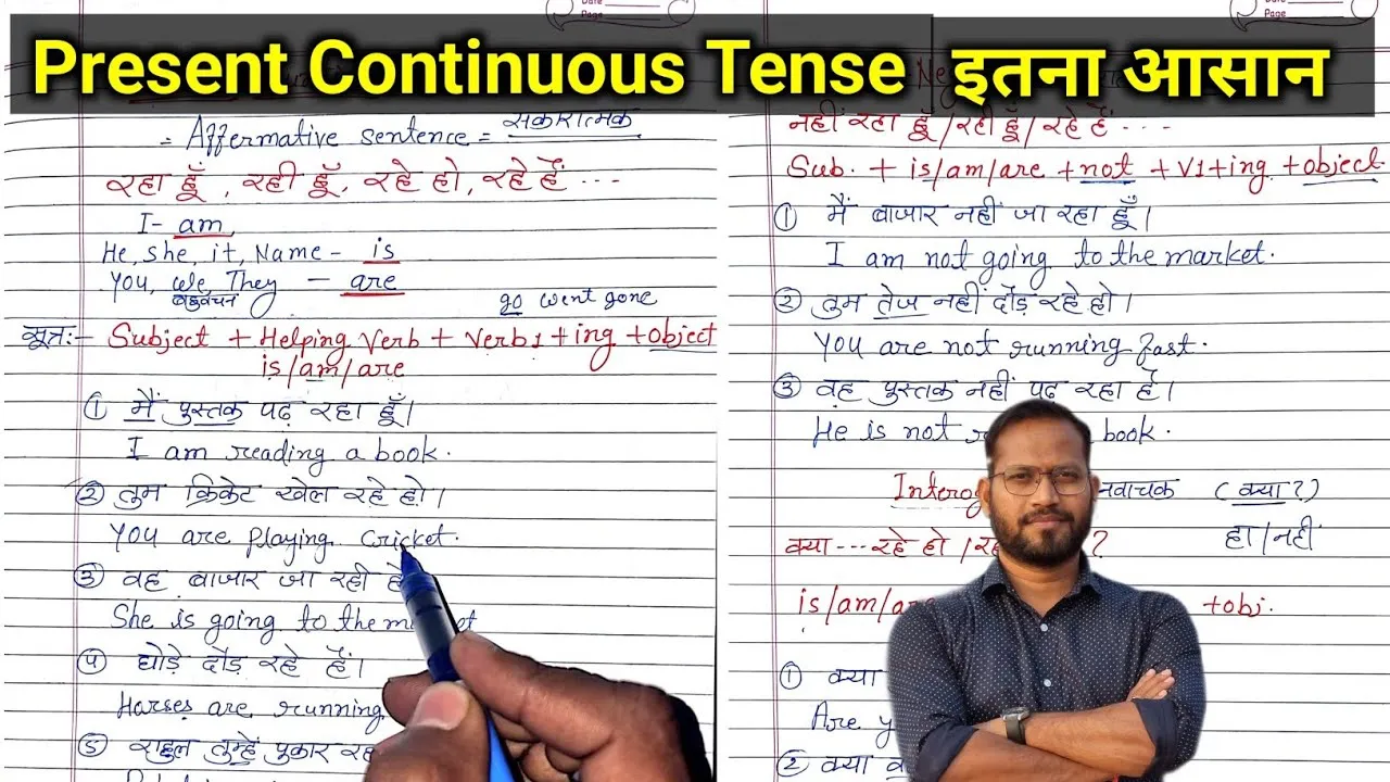 PRESENT CONTINUOUS TENSE PASSIVE VOICE IN HINDI: नियम, संरचना और व्यावहारिक उपयोग