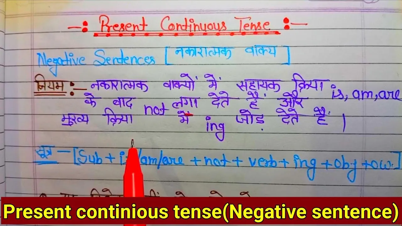 Present Simple Sentences In Hindi: सभी नियमों, उदाहरणों और संरचनाओं का संपूर्ण गाइड