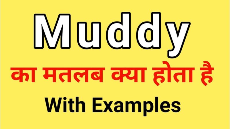 muddy meaning in hindi - Hình 2