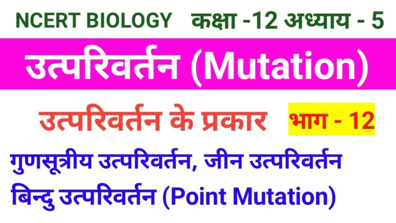 उत्परिवर्तन का पता लगाना और अध्ययन करना: अनुसंधान और निदान में तकनीक (Utparivartan ka pata lagaana aur adhyayan karana: Anusandhaan aur nidaan mein takaneek)
