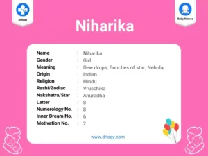 niharika meaning in hindi
