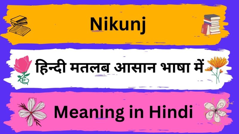 nikunj meaning in hindi - Hình 1