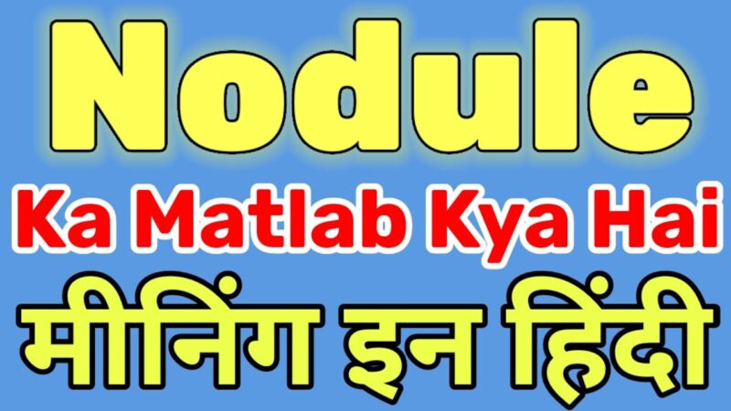 nodules meaning in hindi - Hình 3