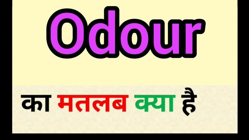 odour meaning in hindi - Hình 2