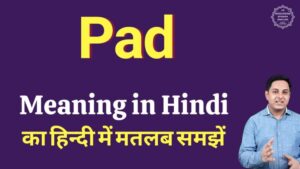 pad meaning in hindi