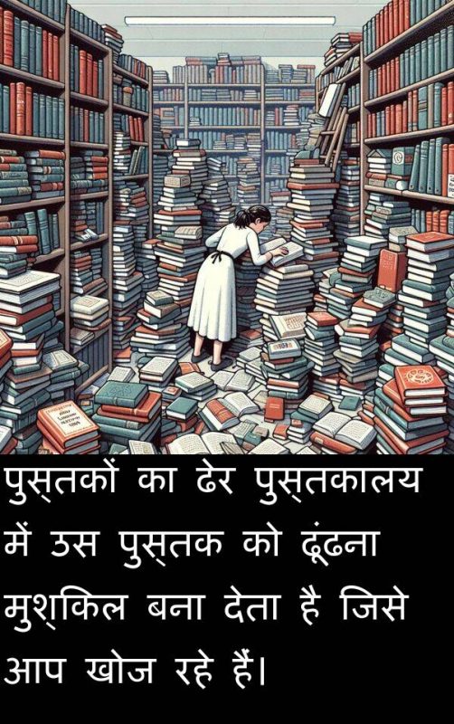 ढेर के समानार्थी शब्द (Synonyms) और विलोम शब्द (Antonyms) हिंदी में