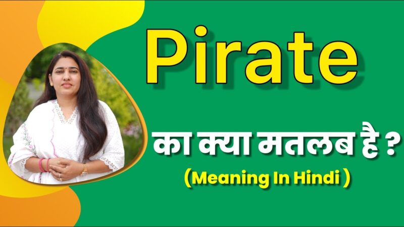 pirate meaning in hindi - Hình 2