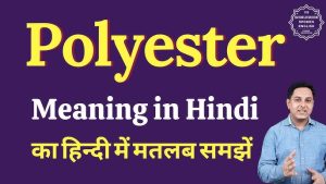 polyester meaning in hindi 1