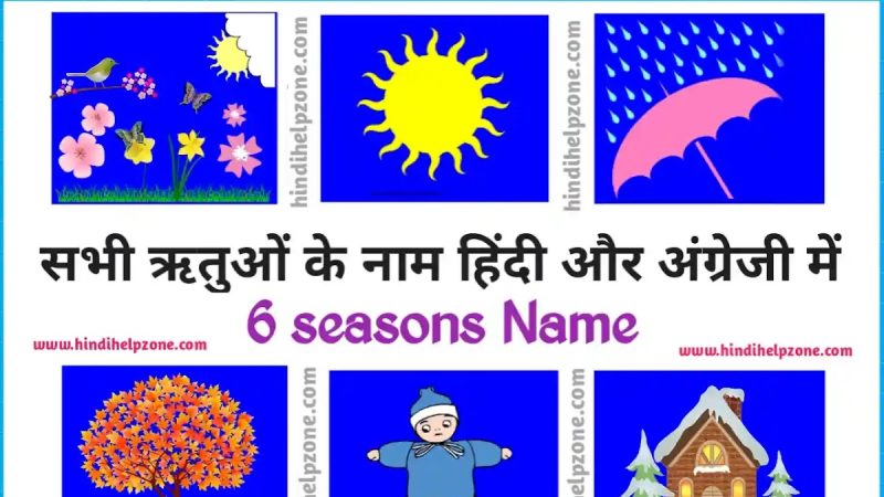 हिंदी में वर्षा के लिए विभिन्न शब्द (Hindi mein varsha ke liye vibhinn shabd)