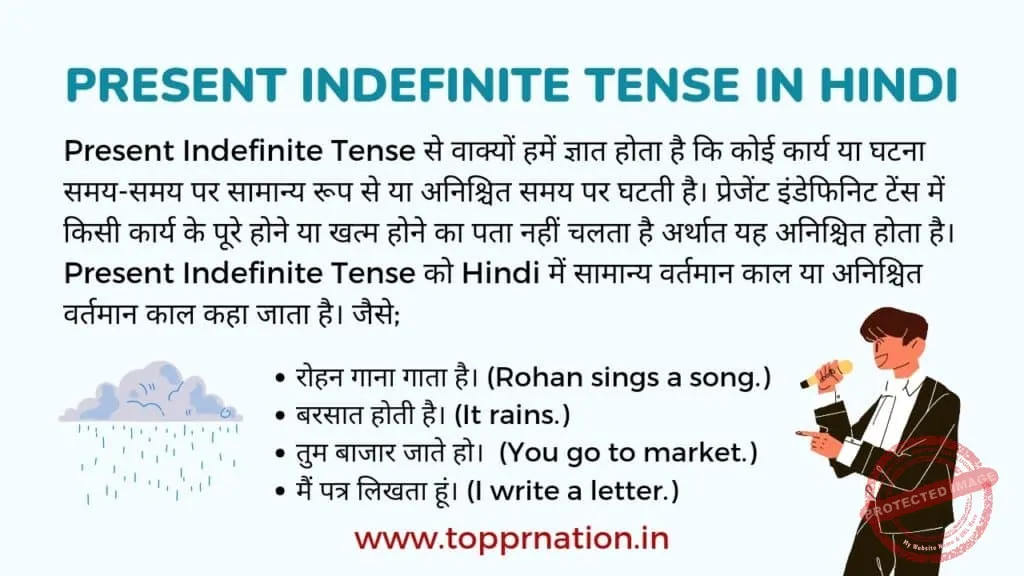 Examples Of Present Tense In Hindi – Vartaman Kaal Ke Sabhi Roop Aur Niyam