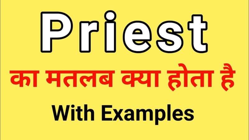 priest meaning in hindi - Hình 2