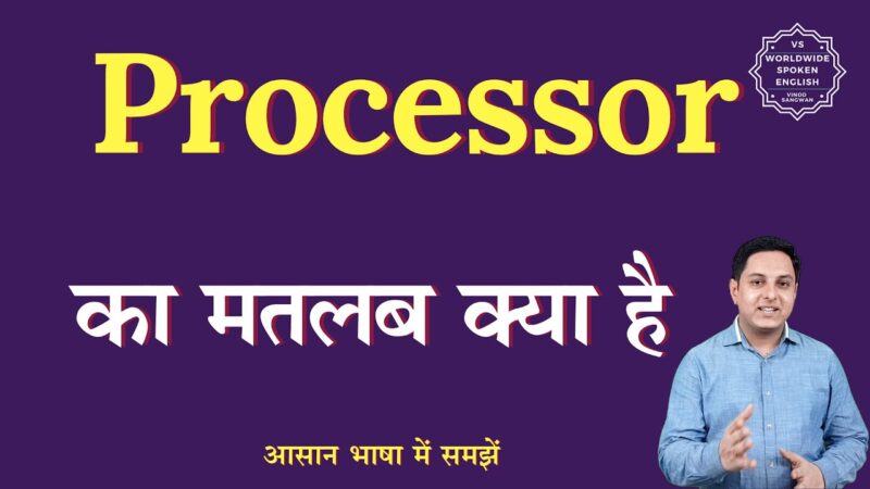processor meaning in hindi - Hình 1