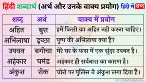 project meaning in hindi 4