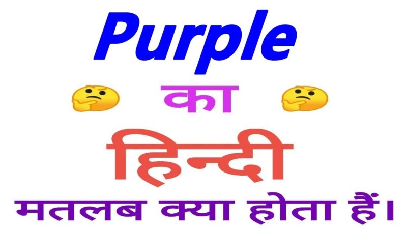 purple meaning in hindi - Hình 3