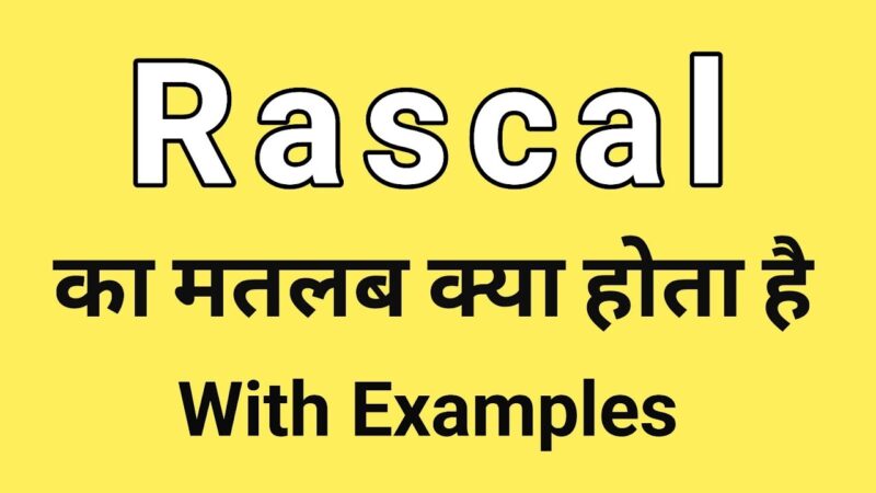 rascal meaning in hindi - Hình 4