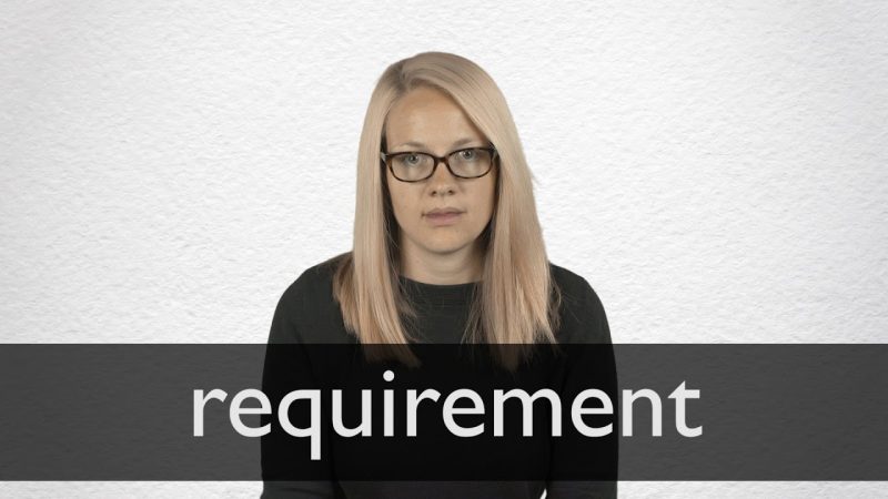 requirement meaning in hindi 1