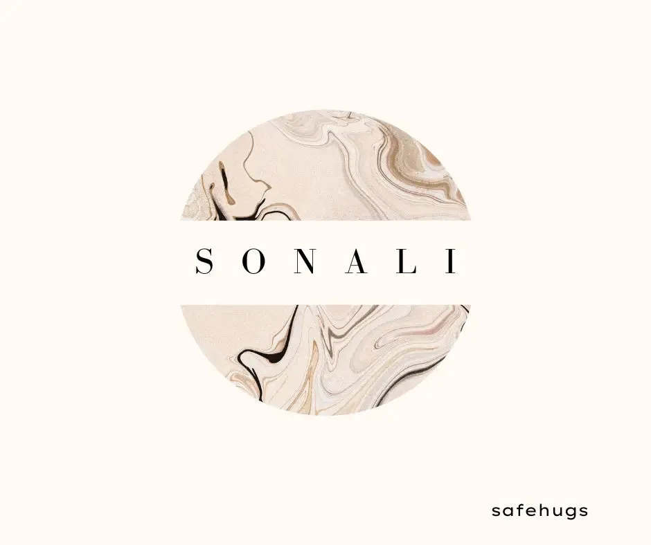 Sonali name with golden aura