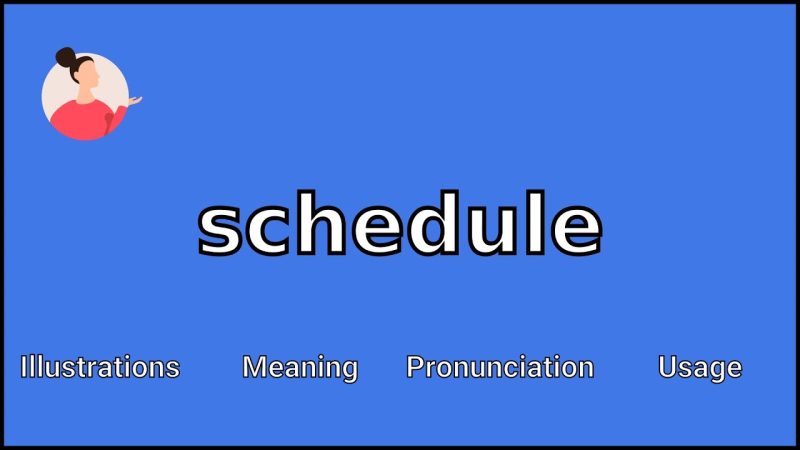 scheduled meaning in hindi 1