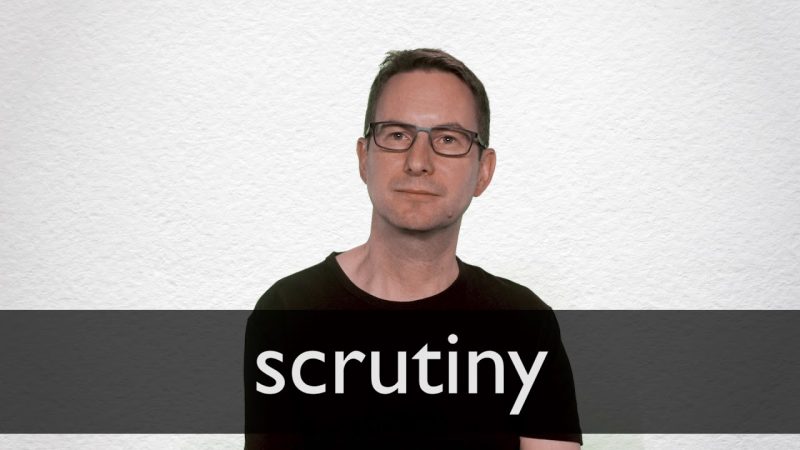 scrutiny meaning in hindi 2