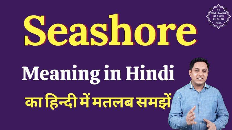 seashore meaning in hindi - Hình 1
