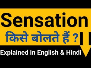 sensation meaning in hindi 4