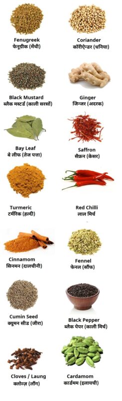 spices meaning in hindi - Hình 3